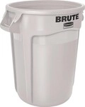Rubbermaid Mehrzwecktonne wei&szlig; 121l PE Au&szlig;en-&Oslash;560xH692mm FG263200WHT