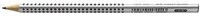 Faber-castell Bleistift GRIP 2001 117001 Dreieckform B silbergrau 306012661