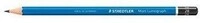 Staedtler Bleistift Mars Lumograph 100-2B 17,5cm 2B Schaft blau 306020962
