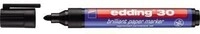 Edding Pigmentmarker 30 4-30001 1,5-3mm Rundspitze schwarz 304008190