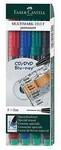 Faber-castell Faber Castell CD DVD-Marker MULTIMARK 151304 4 St./Pack. 156043799