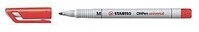 Stabilo Folienschreiber OHPen 853/40 M 1mm non perm. rt 156002430