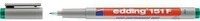 Edding Folienschreiber 151 F 4-151004 non-permanent gr&uuml;n 302016460