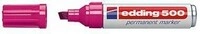 Edding Permanentmarker 500 4-500009 2-7mm nachf&uuml;llbar Keilspitze rosa 305030432