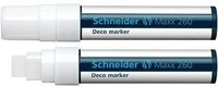 Schneider Kreidemarker Maxx 260 126049 Keilspitze 5+15mm wei&szlig; 305206301