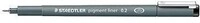 Staedtler Fineliner pigment liner 308 02-9 0,2mm schwarz 304657490