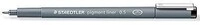 Staedtler Fineliner pigment liner 308 05-9 0,5mm schwarz 304656890