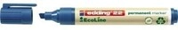 Edding Permanentmarker 22 EcoLine 4-22003 1-5mm Keilspitze blau 304196050