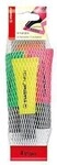 Stabilo Textmarker NEON 72/4-1-5 2-5mm sortiert 4 St./Pack. 304014499