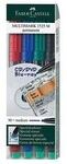 Faber-castell Faber Castell CD DVD-Marker MULTIMARK 152504 1mm 4 St./Pack.