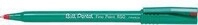 Pentel Tintenroller Ball R50-B 0,4mm Kappenmodell rot 303000230