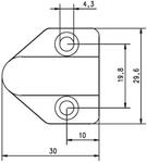Assa Abloy effeff Kabel&uuml;bergang f. T&uuml;rrahmen 10318--------00