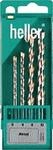 Heller Universalbohrersatz Allmat 4tlg.D.5,6,8,10mm Rundschaft 22697