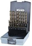 Ruko Spiralbohrersatz DIN 338 Typ VA D.1-10x0,5mm HSS-Co5 Gold 215214RO