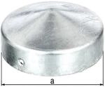 10 Stk. Gah Pfostenkappe D.80mm rd.flache Form TZN 205928