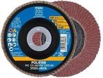 10 Stk. Pferd Tools F&auml;cherscheibe POLIFAN A PSF STEELOX D.125mm K.60