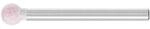 10 Stk. Pferd Tools Schleifstift STEEL EDGE D5xH5mm 3mm Edelkorund AR 100 KU
