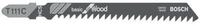 Bosch Stichs&auml;geblatt T 111 C Gesamt-L.100mm Zahnt.3mm HCS 5 St./Karte