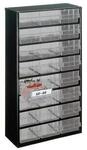 Raaco Kleinteilemagazin B306xT150xH552mm galvanisiertes Stahlbl.24 Schubl.PP