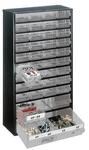 Raaco Kleinteilemagazin B306xT150xH552mm galvanisiertes Stahlbl.40 Schubl.PP