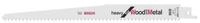 Bosch S&auml;bels&auml;geblatt S 1111 DF L.225mm B.19mm TPI 6 4,3mm geschr.,gefr.5er Pk.