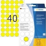 Herma Markierungspunkt 2251 19mm Papier gelb 1.280 St./Pack. 129213510