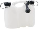 H&Uuml;nersdorff Kraftstoffdoppelkanister PROFI 3+1,5l natur HDPE L308xB145xH254mm