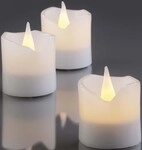 Hellum LED-Wachskerzen H:4,2cm 572100 6-Set