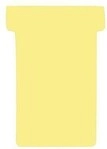 Franken T-Karte TK204 Gr&ouml;&szlig;e2 84x48mm gelb 100 St./Pack. Franken Plastik
