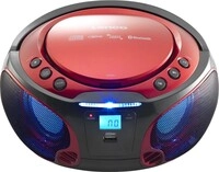 LENCO UKW-Radio CD/MP3 tragbar SCD-550 red Lenco SCD-550RD