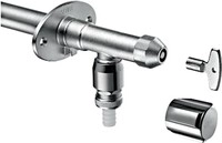Schell Au&szlig;enwandarm. POLAR II, RV, RB frostsicher, Komplettarmatur, mattchrom