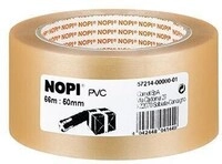 Nopi Packband 57214-00000 50mmx66m PVC transparent 164662403