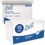Scott Handtuch &reg; 6663 1-lagig,gepr&auml;gt wei&szlig; L.ca.315 mmxB.ca.215mm 3180