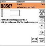 50 Stk. Fischer Deutschl. Einschlaganker EA II M10 GVZ 048339