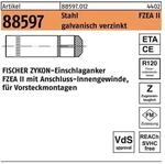 100 Stk. Fischer Deutschl. Zykon Einschlaganker FZEA II 12x40 M10 047304