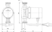 Grundfos Zirkulationspumpe COMFORT 15-14 BX DACH 97989266
