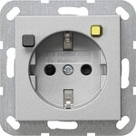 Gira FI-Schutz-Steckdose alu 267726