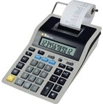 Twen Tischrechner 120 PD druckend 12stellig Netz/Batterie sw 700216390