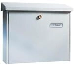 Burg-w&Auml;chter Briefkasten Ams.867 W H.320mm B.377mm T.115mm wei&szlig; STA DIN C4