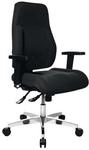 Topstar B&uuml;rodrehstuhl Punktsynchr.-T.schwarz 430-510mm Trgf.110kg PI990BC0