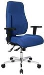 Topstar B&uuml;rodrehstuhl Punktsynchr.-T.blau 430-510mm Trgf.110kg PI990BC6