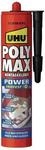 12 Stk. Uhu Kleb- u.Dichtstoff POLY MAX POWER schwarz 425g Kartusche 47200