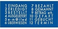 Colop Datumstempel mini info-dater S120/WD 1453100200 blau/grau 163005500