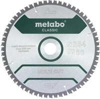 Metabo Kreiss&auml;geblatt multi cut classic D254x2,6/1,8xBohrung30mm Z.60 FZ/TZ