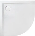 Hoesch HO DW Muna 1/4-Kreis 900x900x30 mit Antirutsch, Material Solique, Wei&szlig;