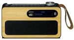 LENCO DAB+ Taschenradio PDR-040 Bamboo Black Lenco PDR-040BAMBOOBK