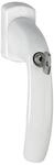 Hoppe Fenstergriff NY 0810SVS/U10 Alu.F9016/verkehrswei&szlig; 32mm abschl. 3286631