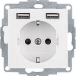 Berker Steckdose SCHUKO/USB 48031909