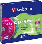 Verbatim CD-RW 80Min/700MB/8-12 43167 (VE5)