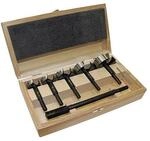 Fisch-tools Forstnerbohrersatz BLACK SHARK PRO 6-tlg.D.35,40,50,60,68 mm+Verl.